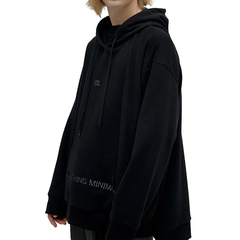 ADD Slogan Hoodie Black