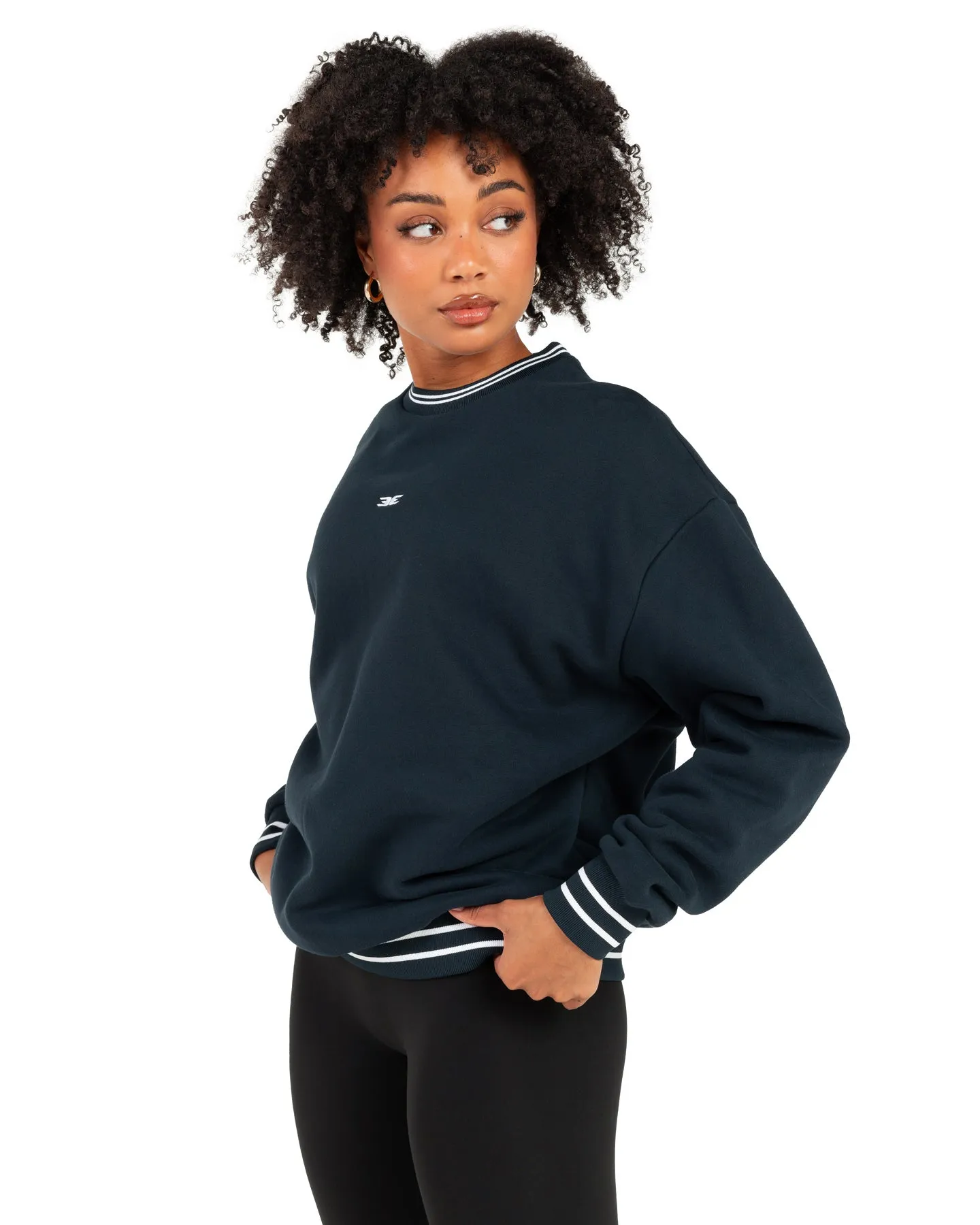 Alpine Heavyweight Crewneck - Navy