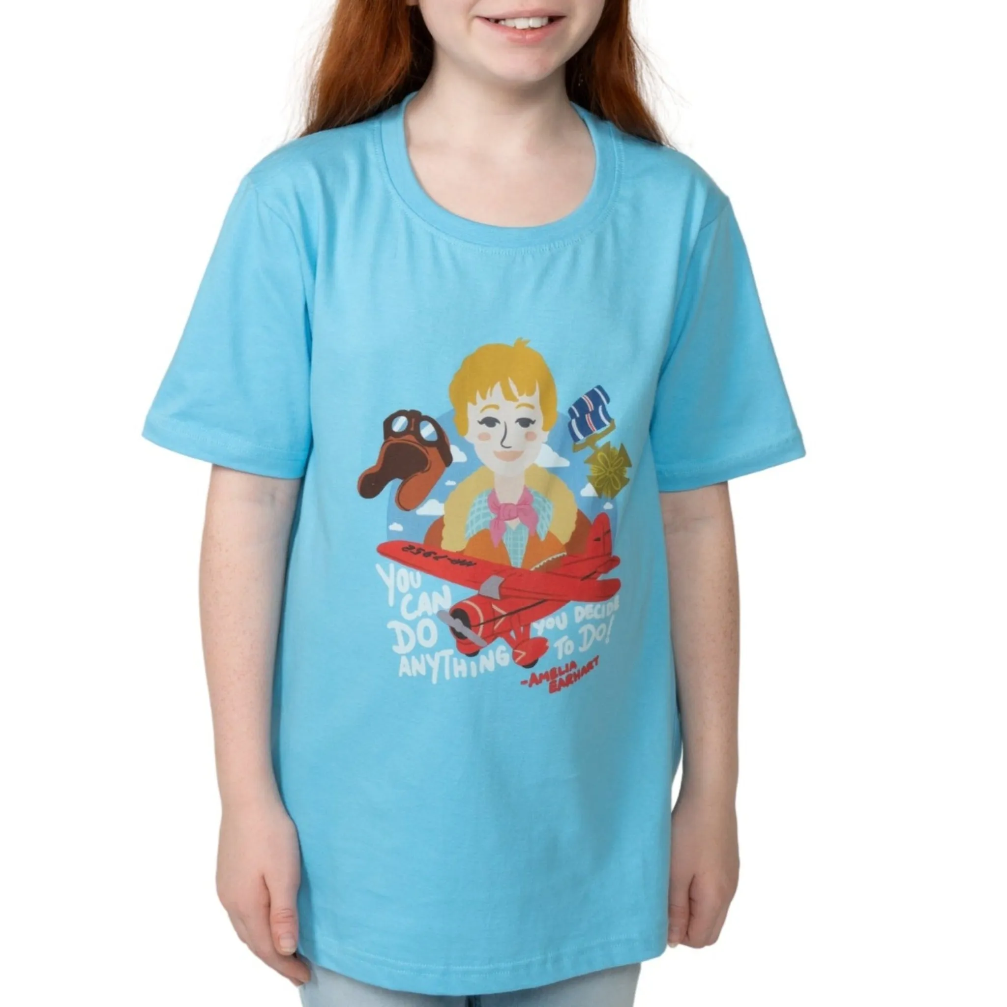 Amelia Earhart Kids T-Shirt