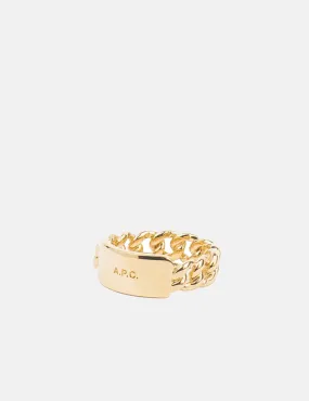 A.P.C. Darwin Ring - Gold