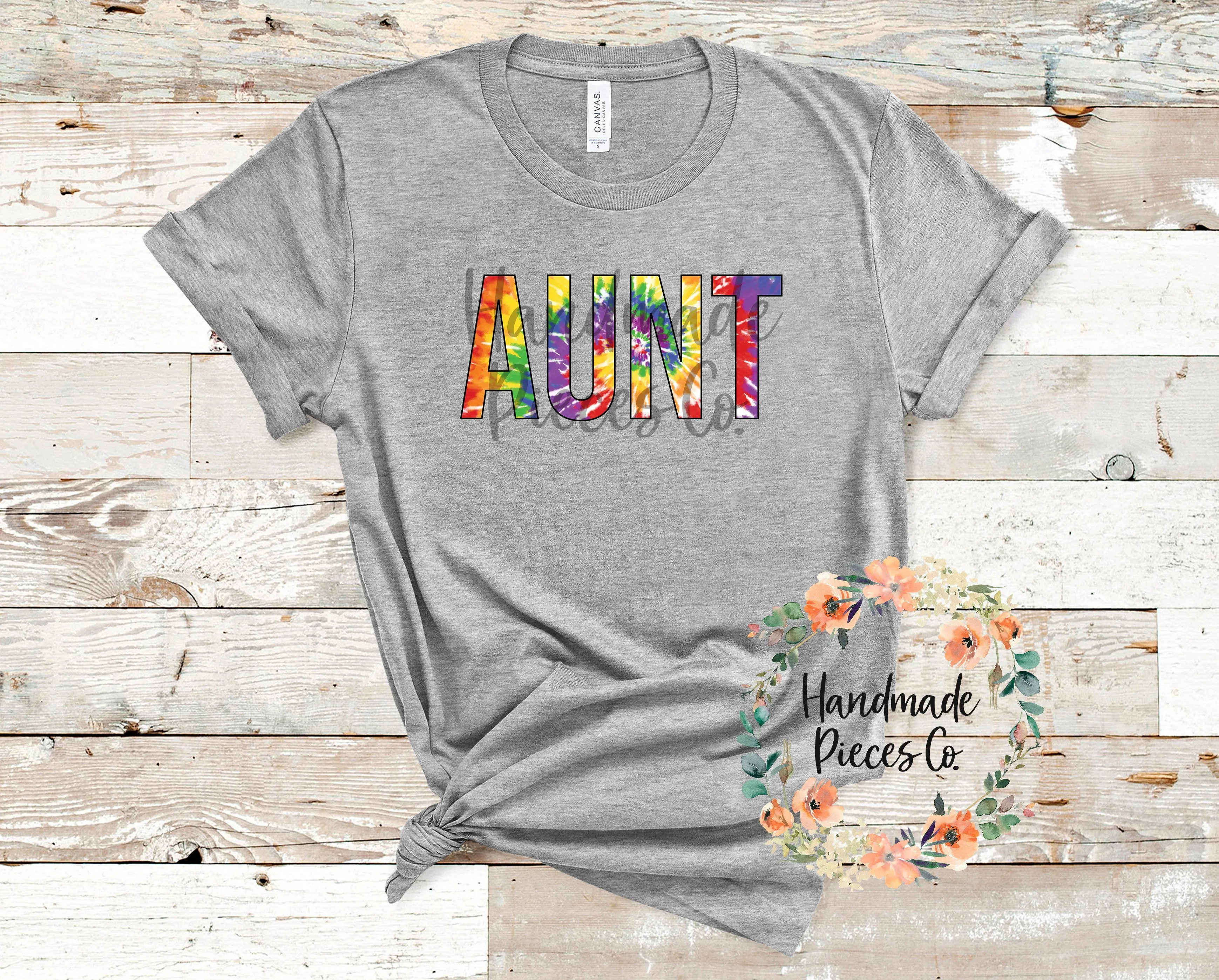 Aunt, Tie Dye - Sublimation or HTV Transfer