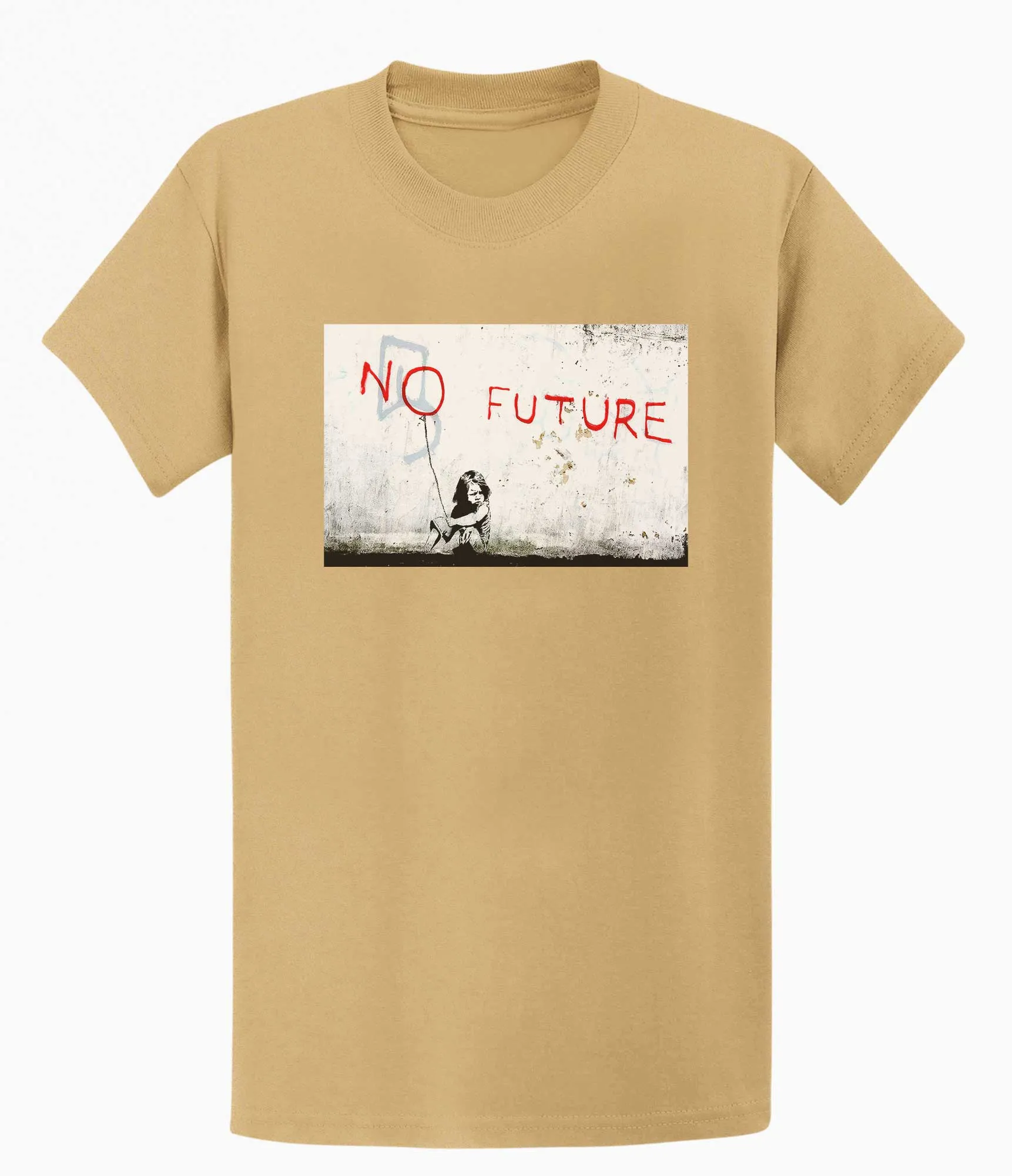 Banksy Unisex T-shirt - No Future