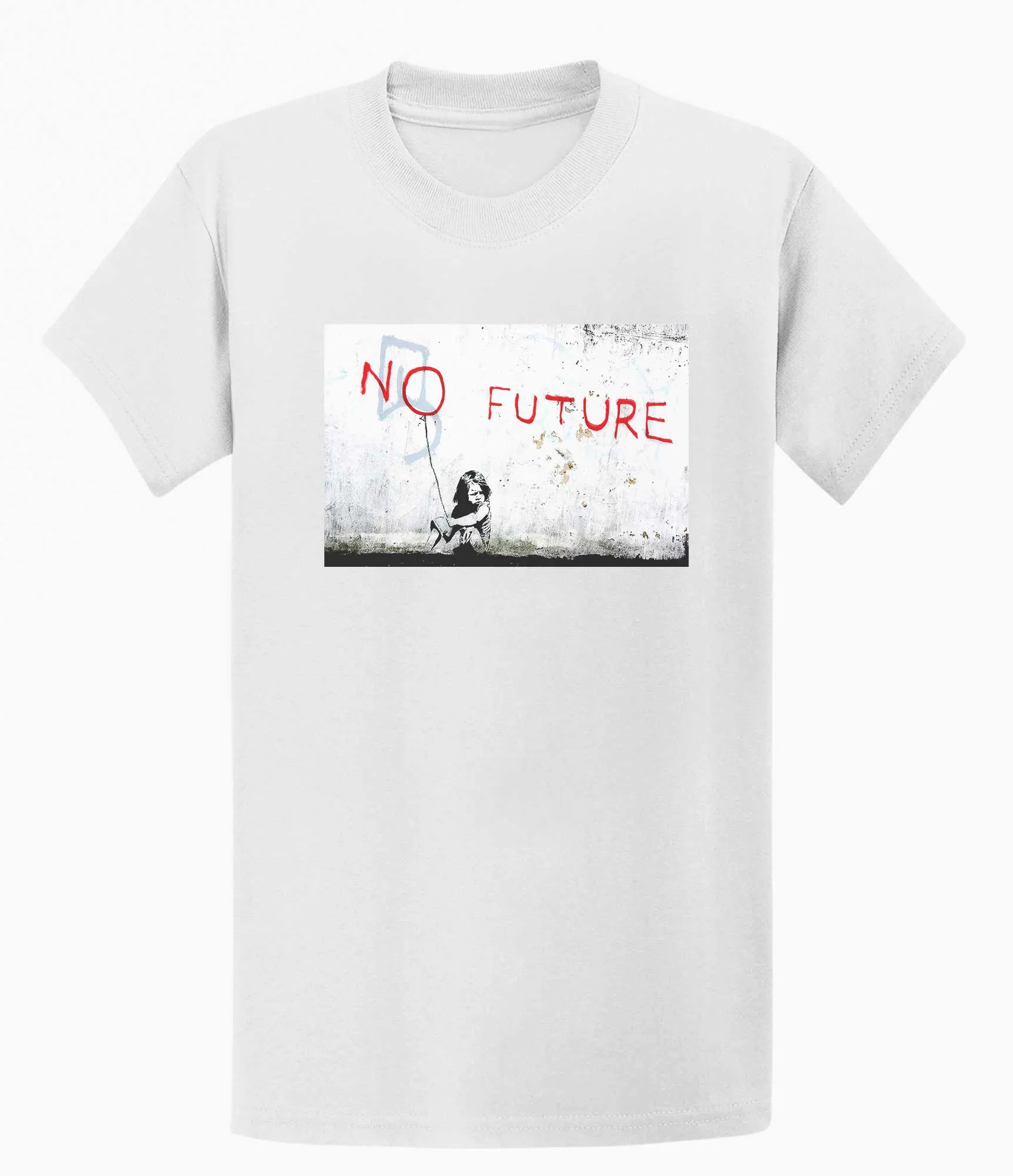 Banksy Unisex T-shirt - No Future