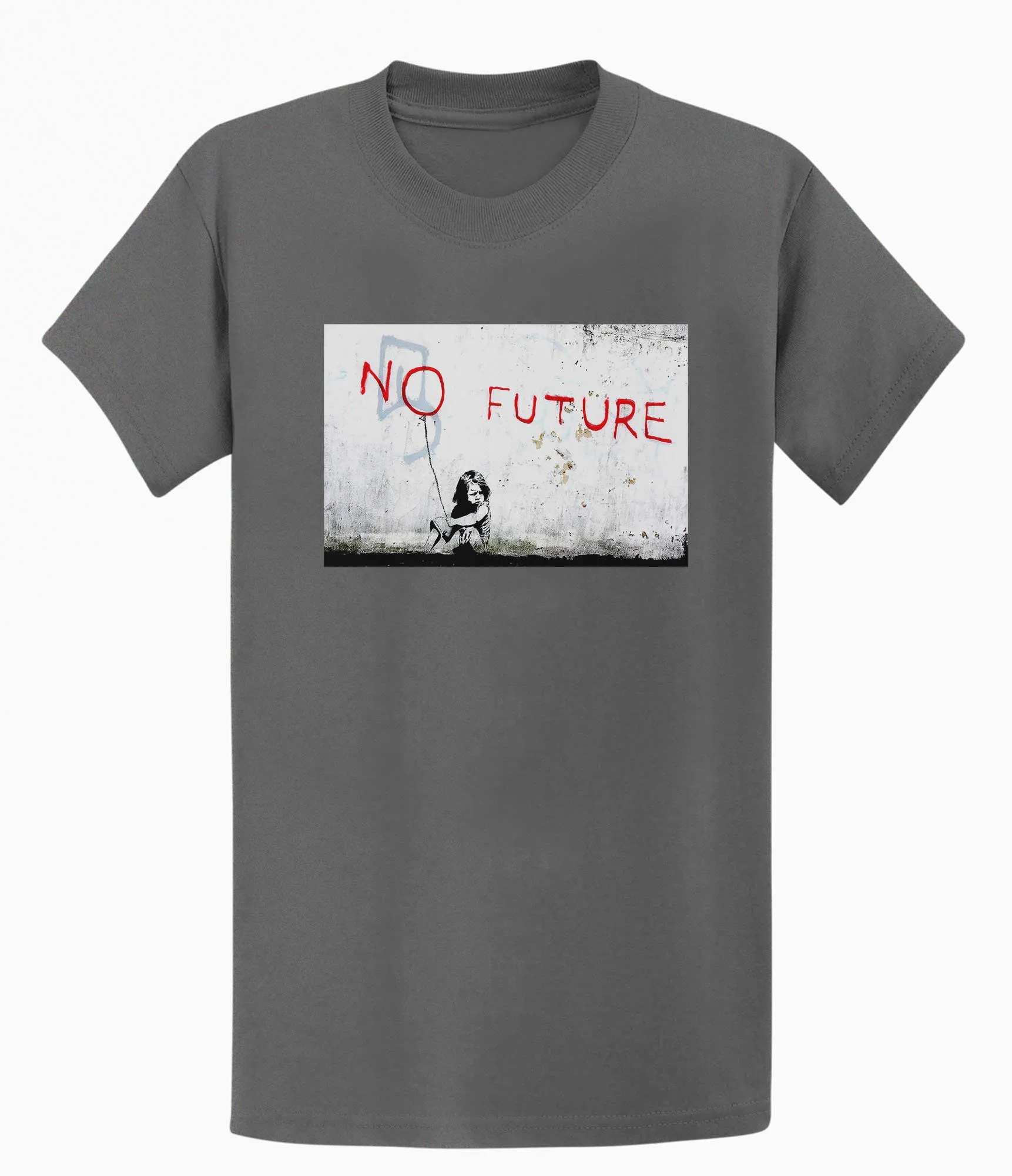 Banksy Unisex T-shirt - No Future