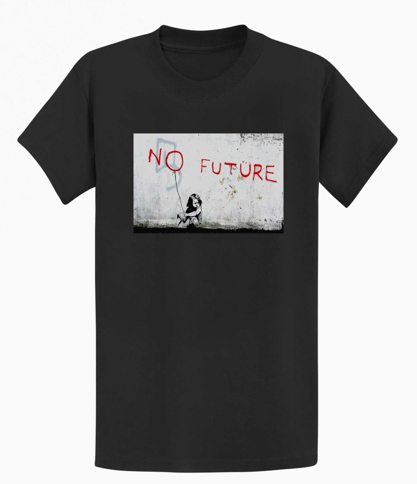 Banksy Unisex T-shirt - No Future