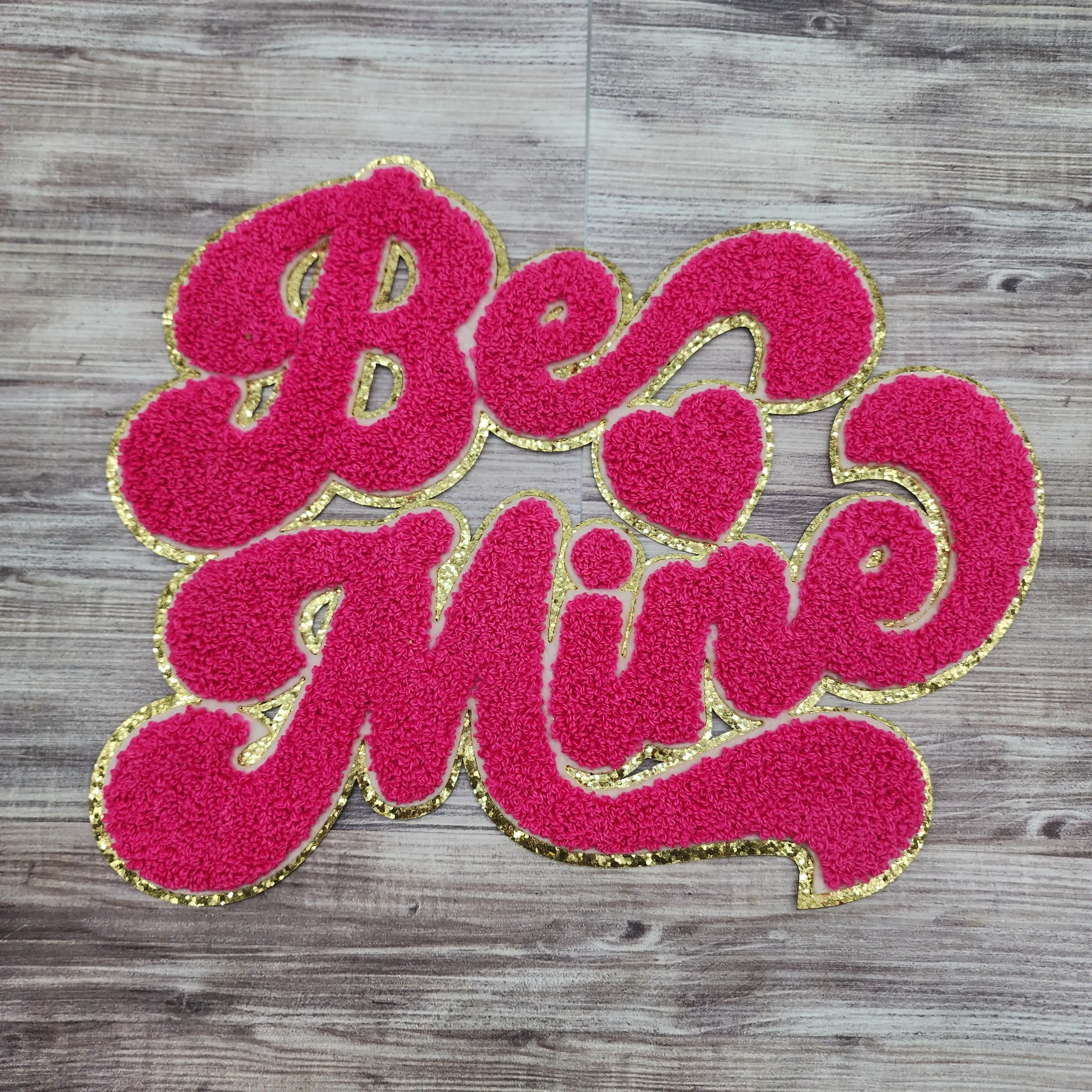 Be Mine Chenille Patch