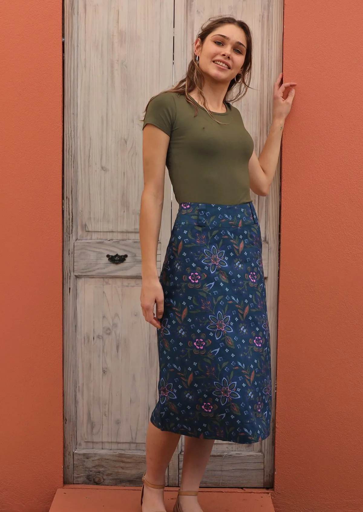 Belt Loop Skirt Starflower