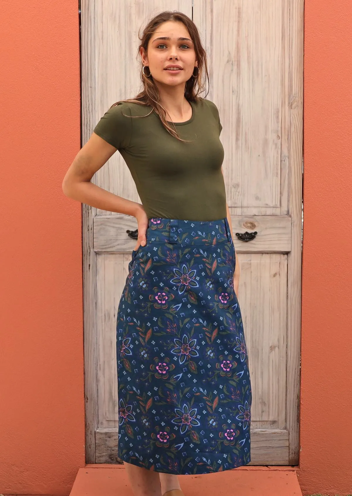 Belt Loop Skirt Starflower