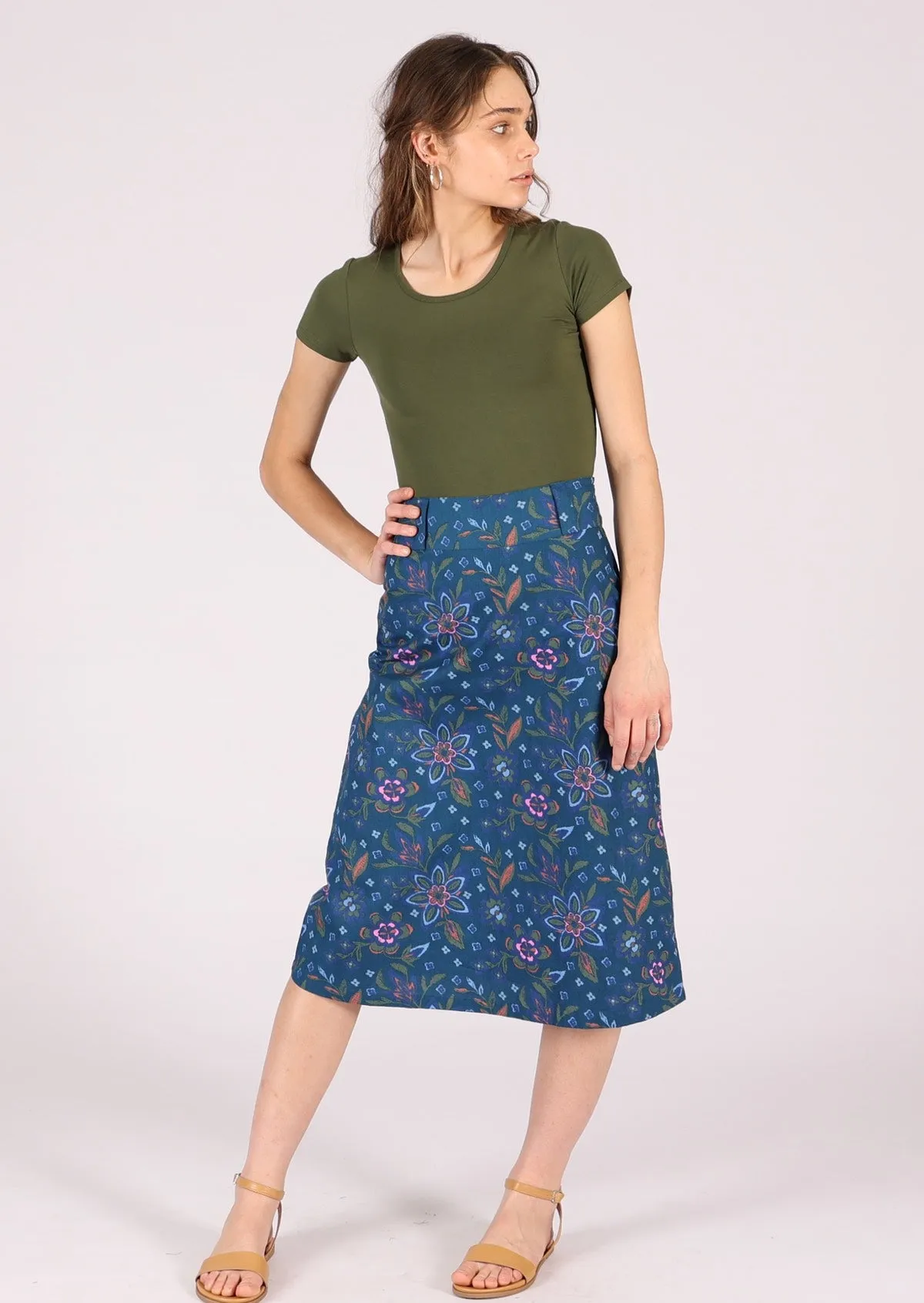 Belt Loop Skirt Starflower