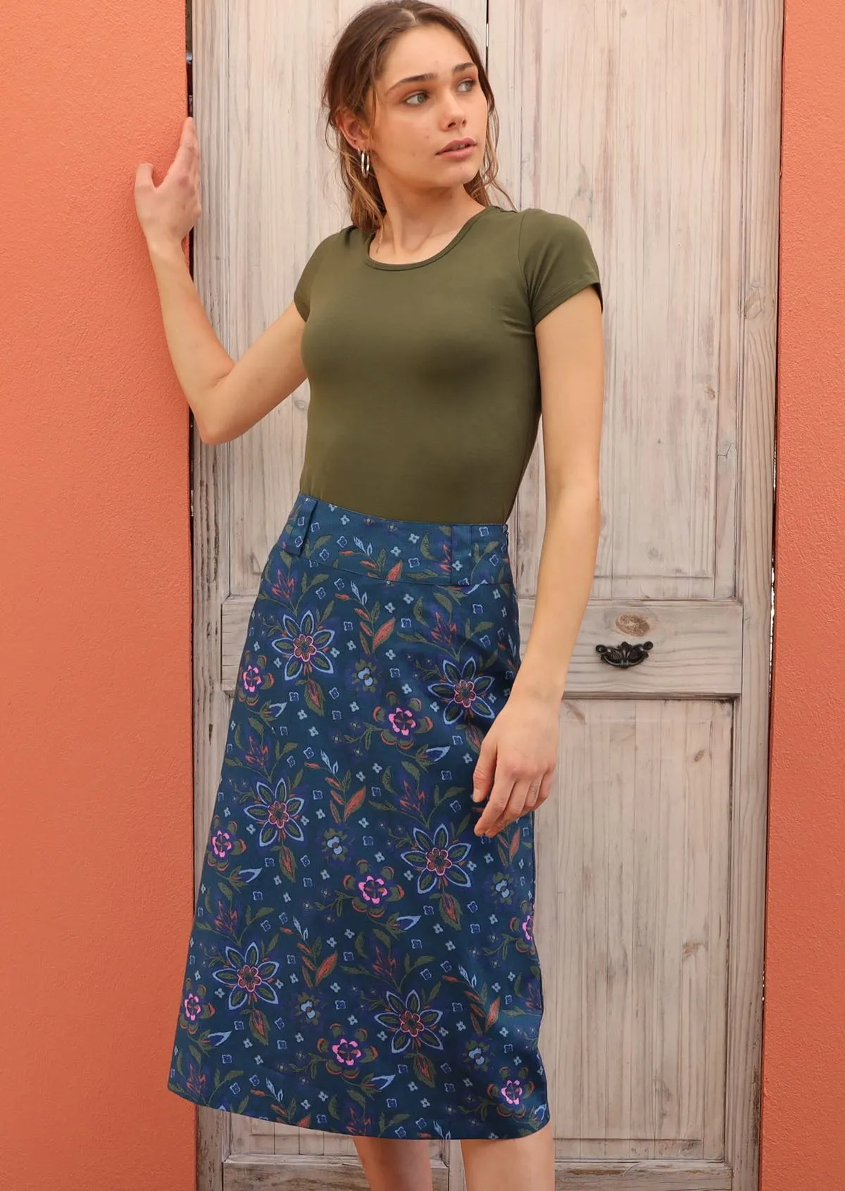 Belt Loop Skirt Starflower