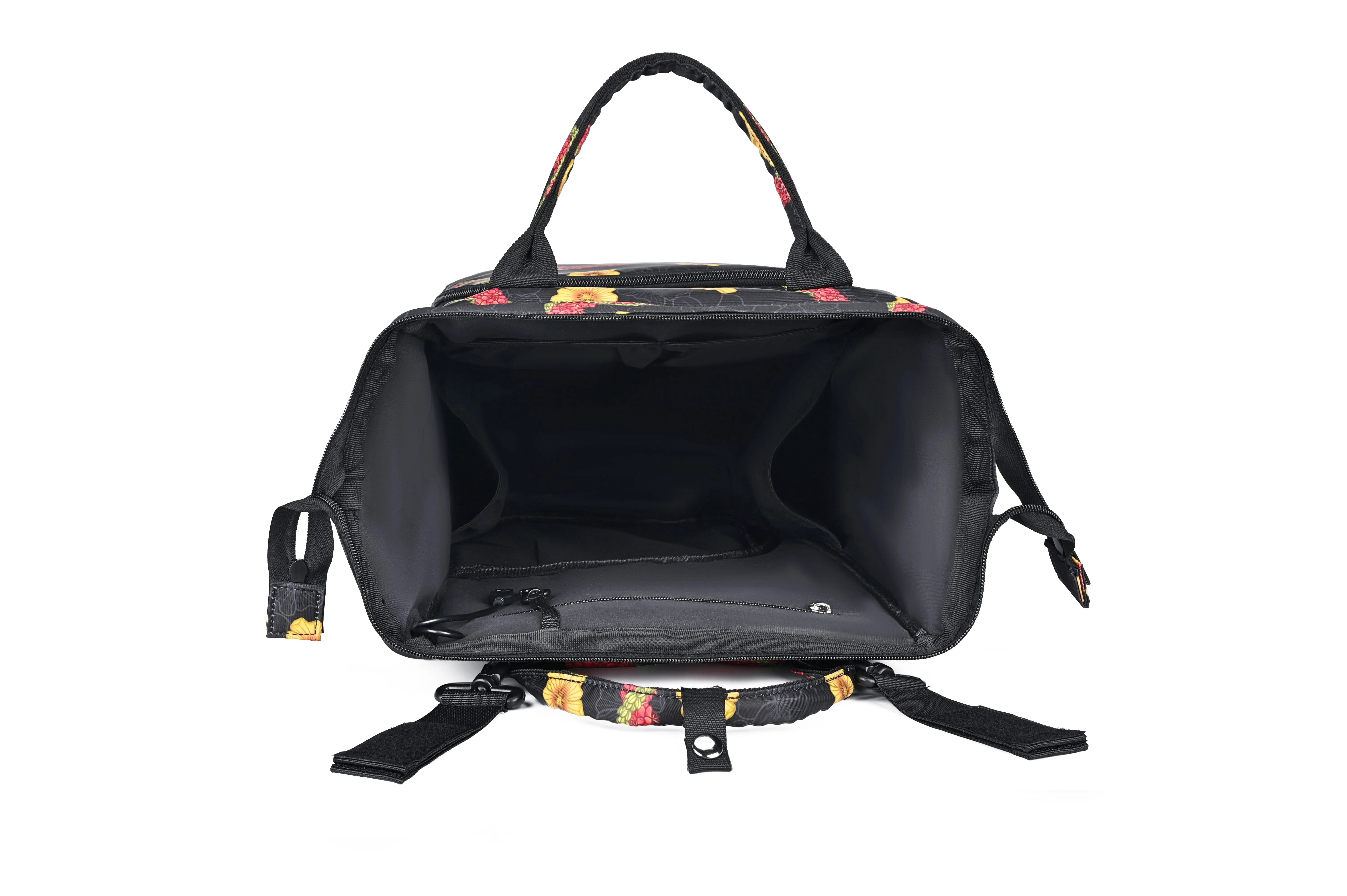 Black Pua Liilii Diaper Bag Backpack