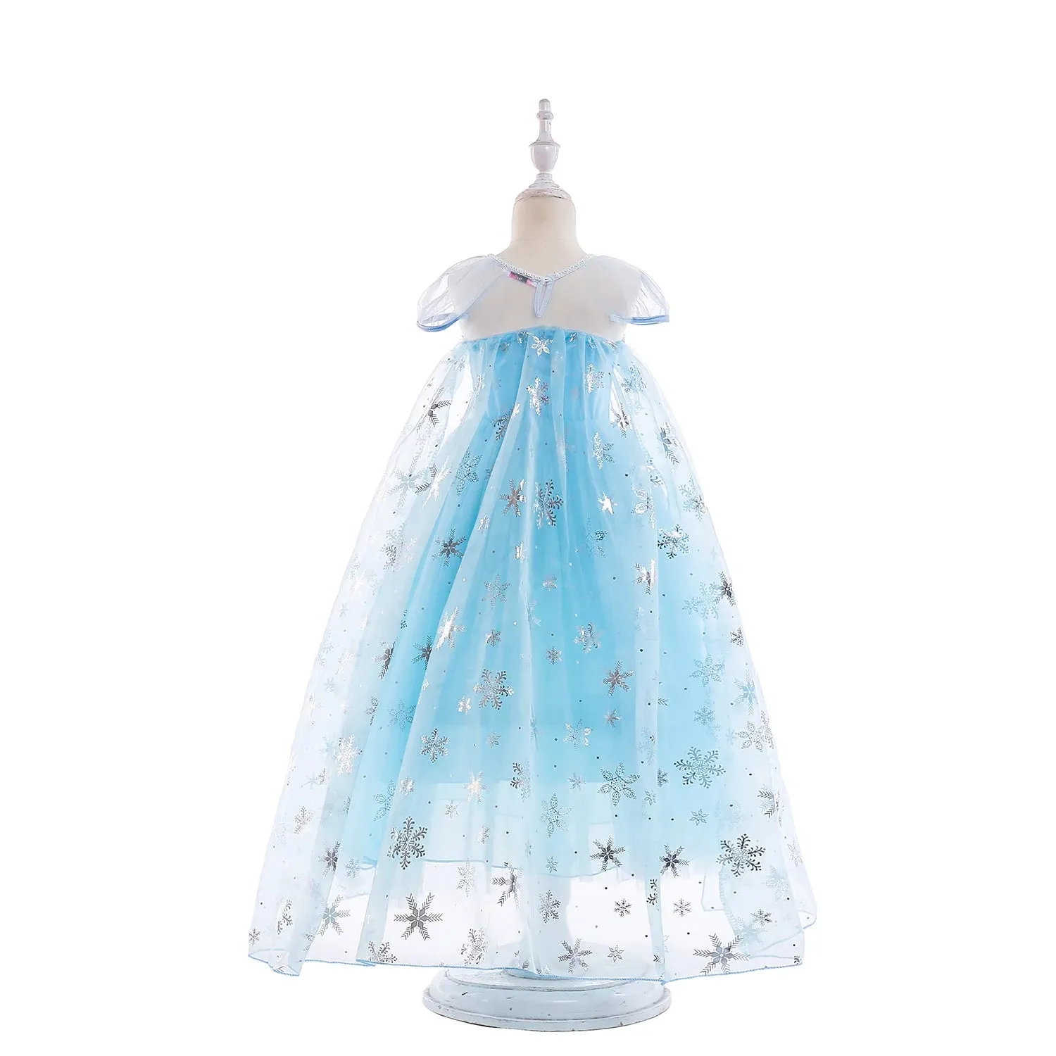 Blue Princess Costume Dress Set (Including 5 Pieces)