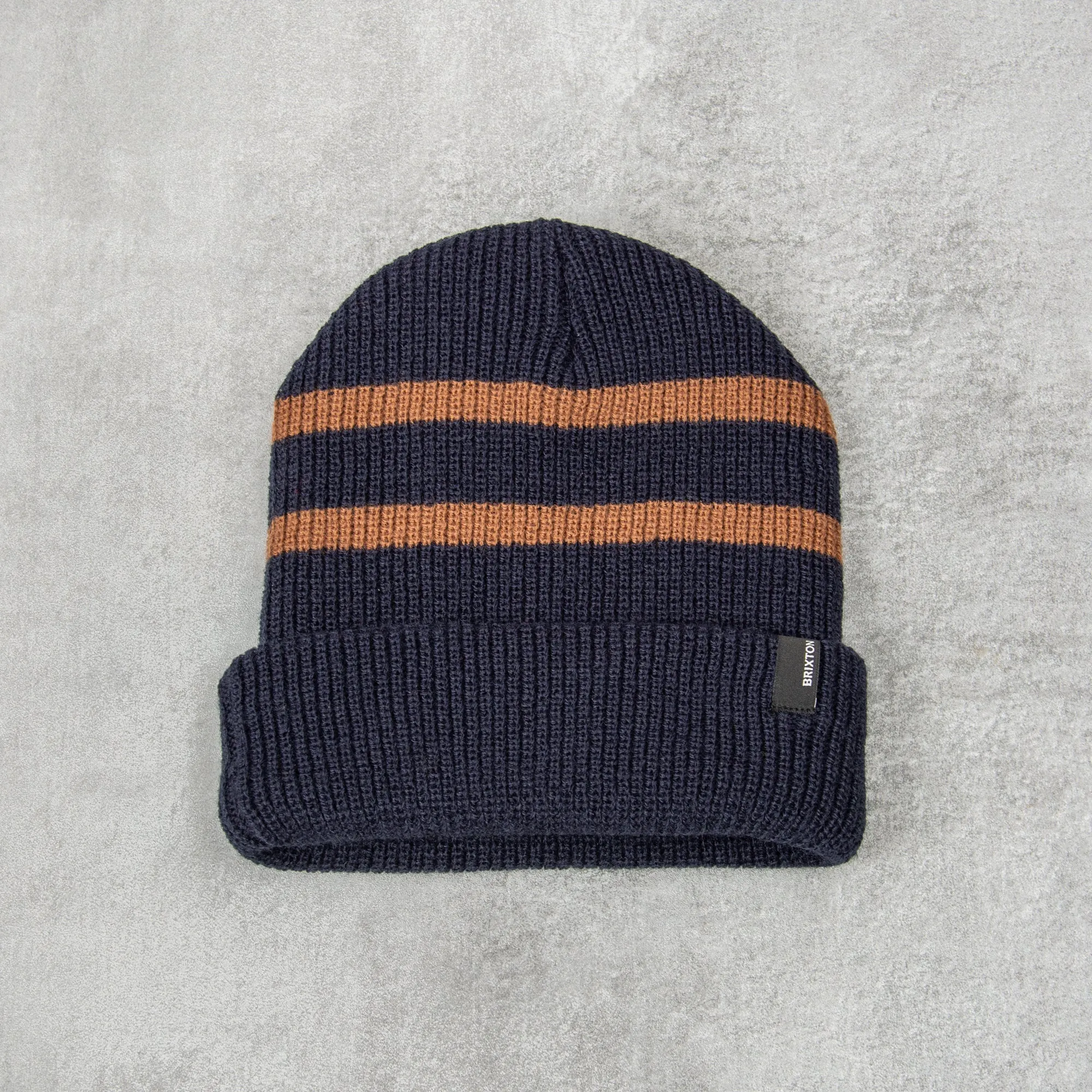 Brixton Heist Beanie - Navy / Bison