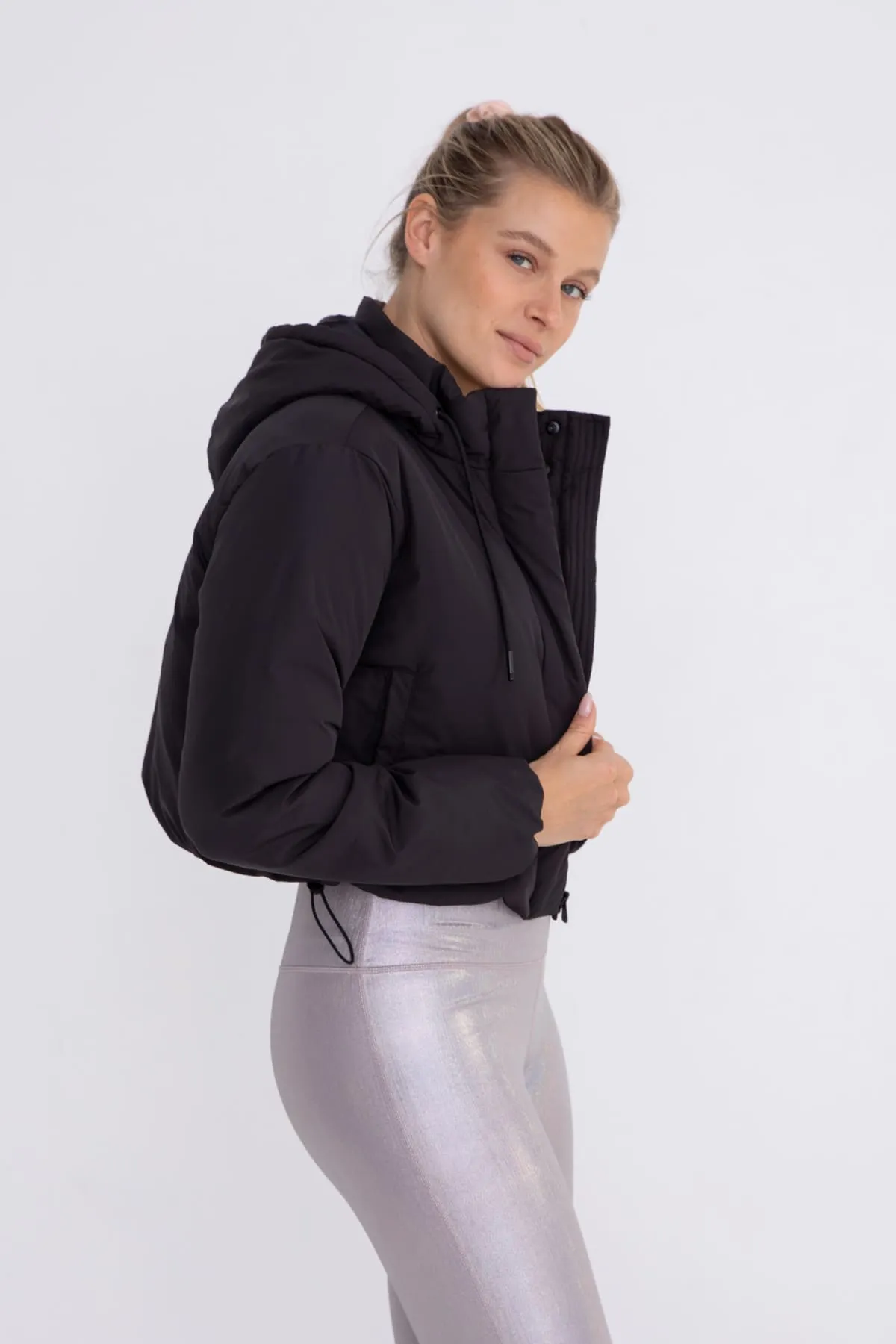 Chill Out Cropped Puffer Jacket