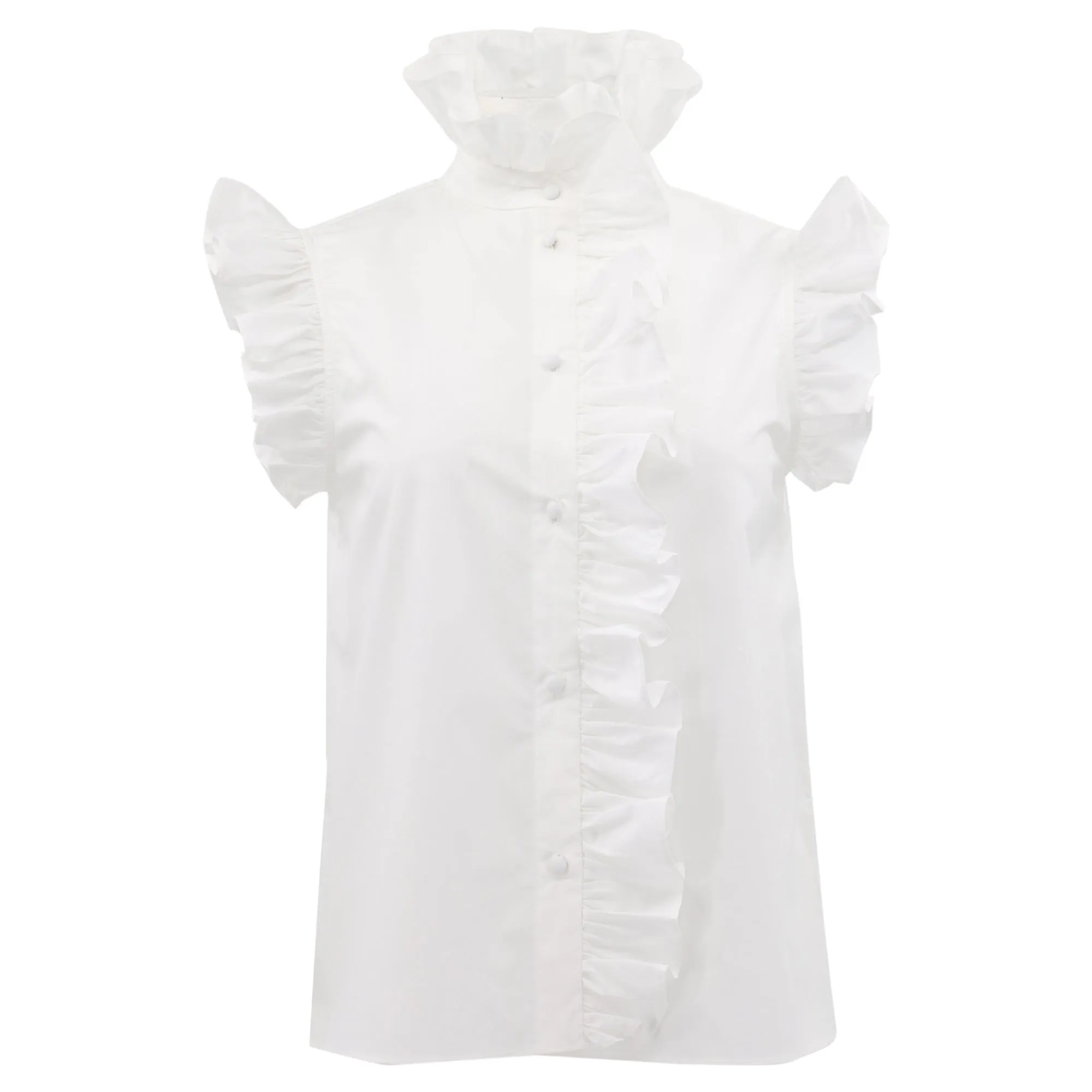 Christy Lynn Marfa Top in Blanc