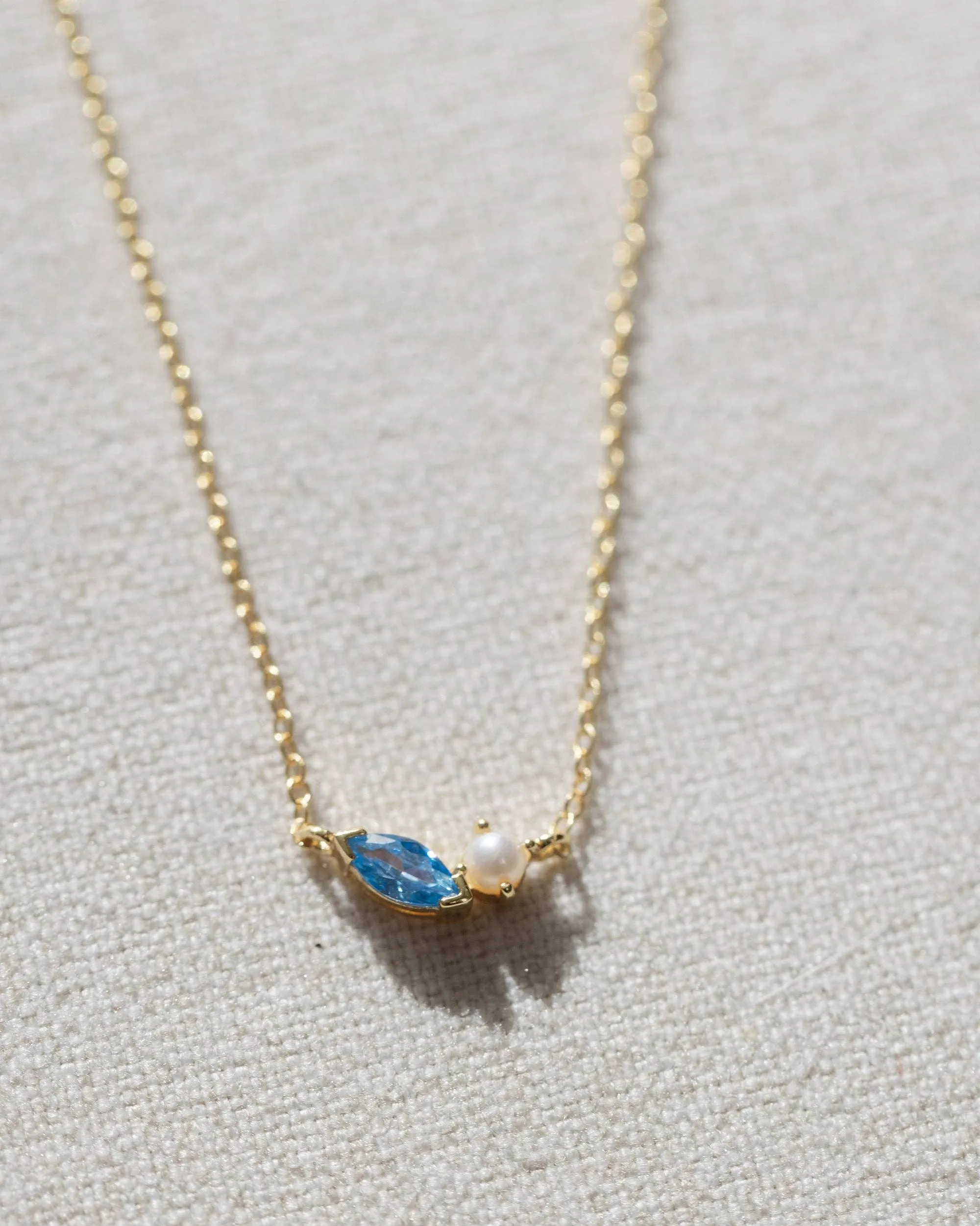 Coast and Cove - Gold Ocean Necklace