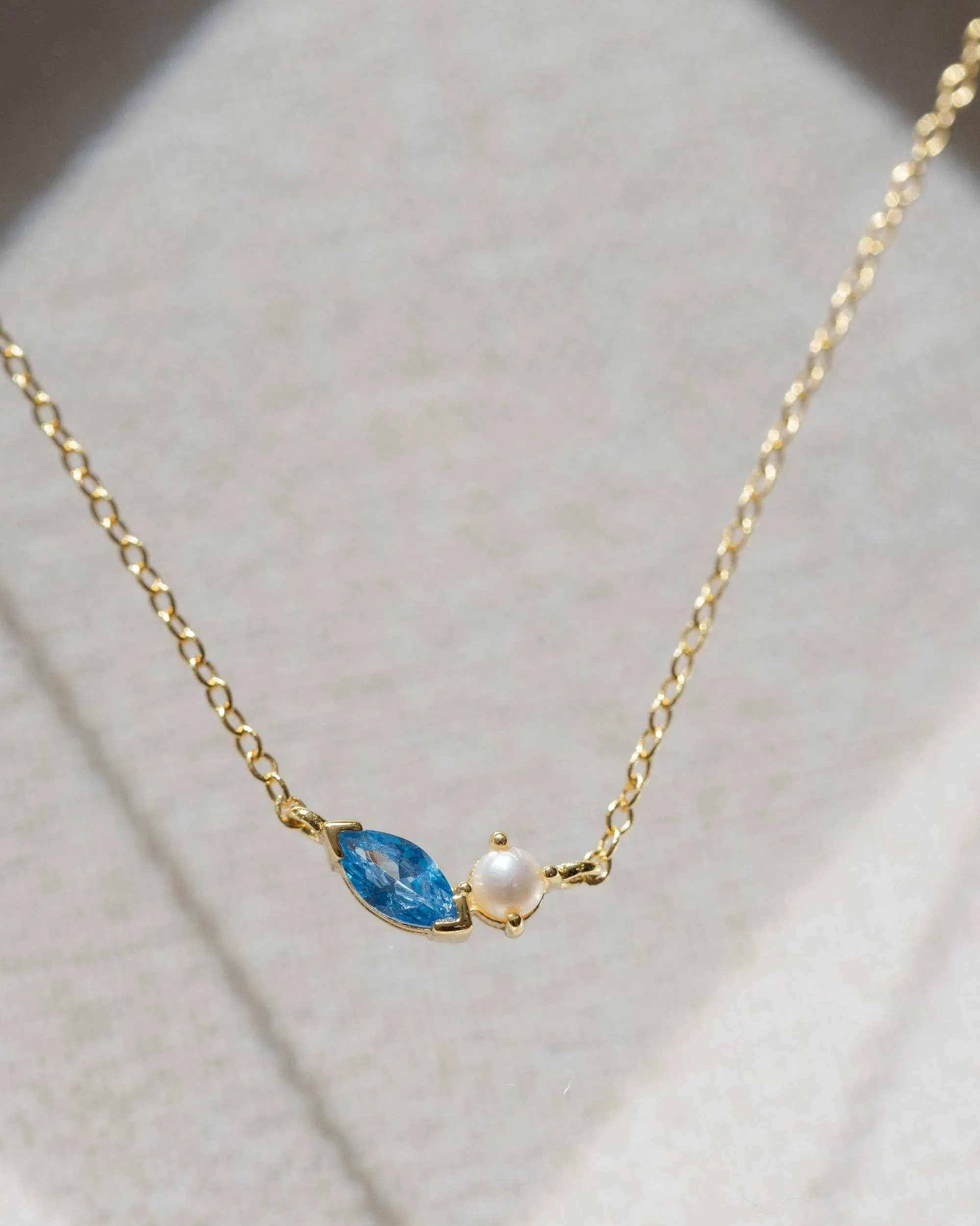 Coast and Cove - Gold Ocean Necklace