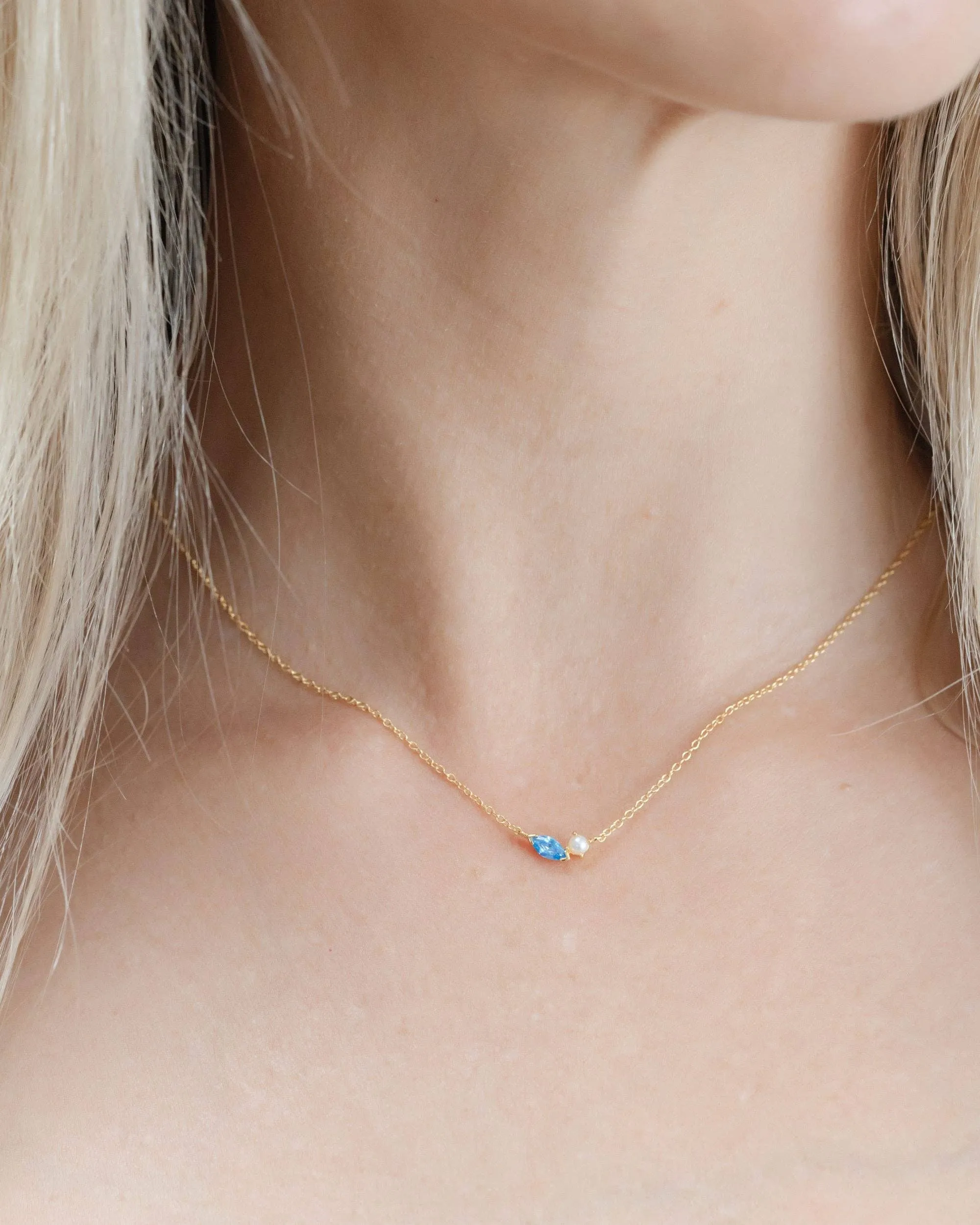 Coast and Cove - Gold Ocean Necklace