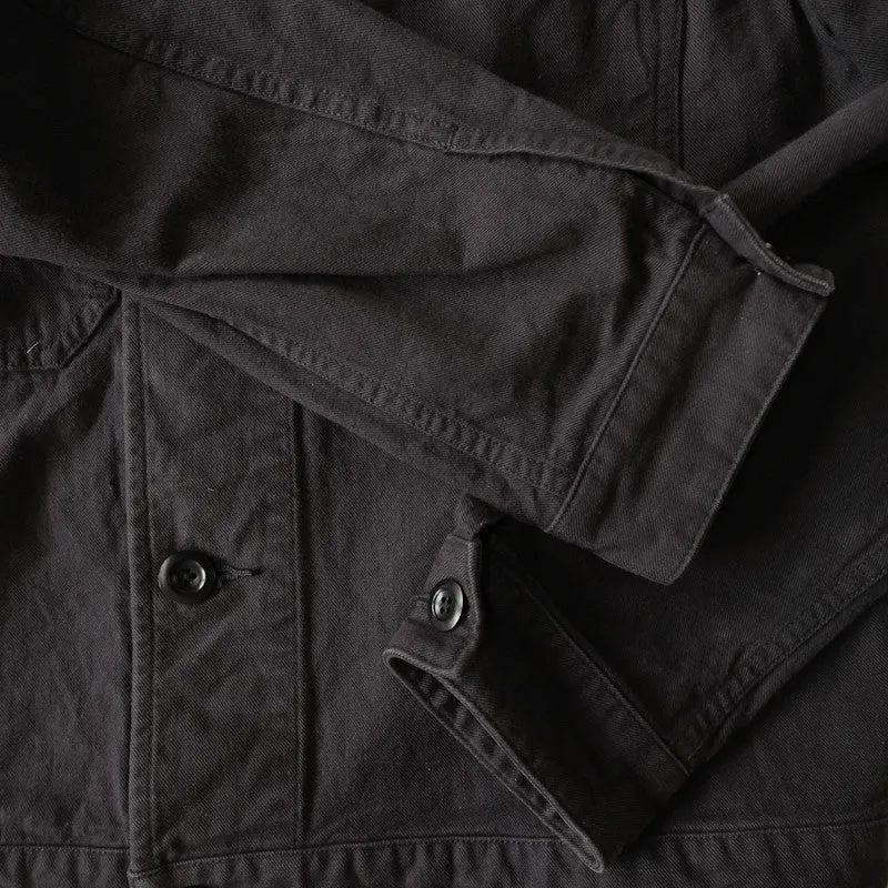 convertible collar work jacket