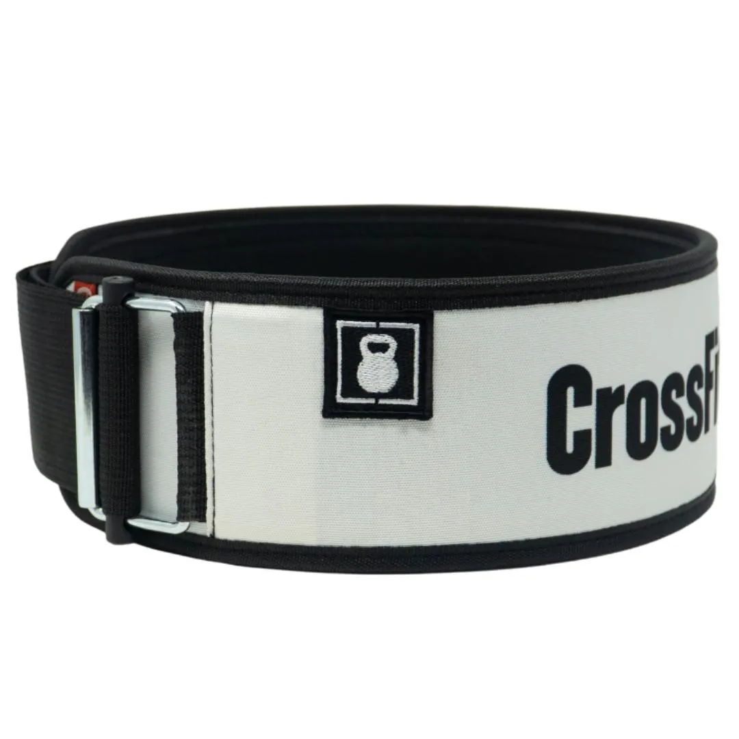 CrossFit® Straight Weightlifting Belt - White