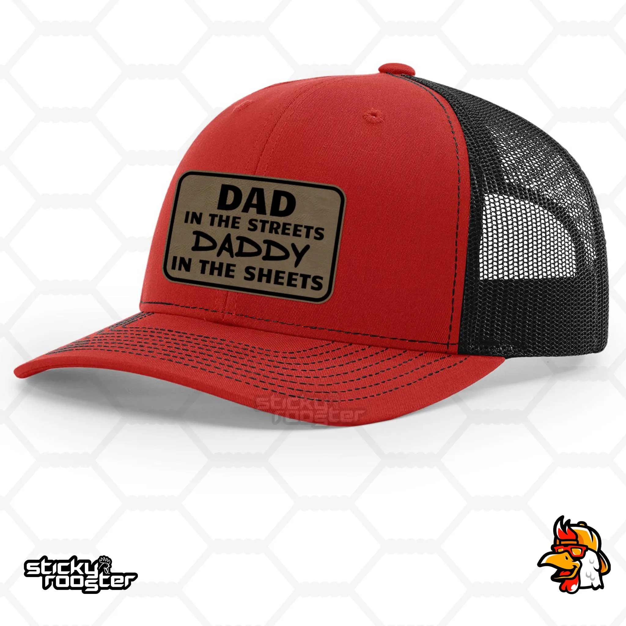 Dad In The Streets Leather Patch hat