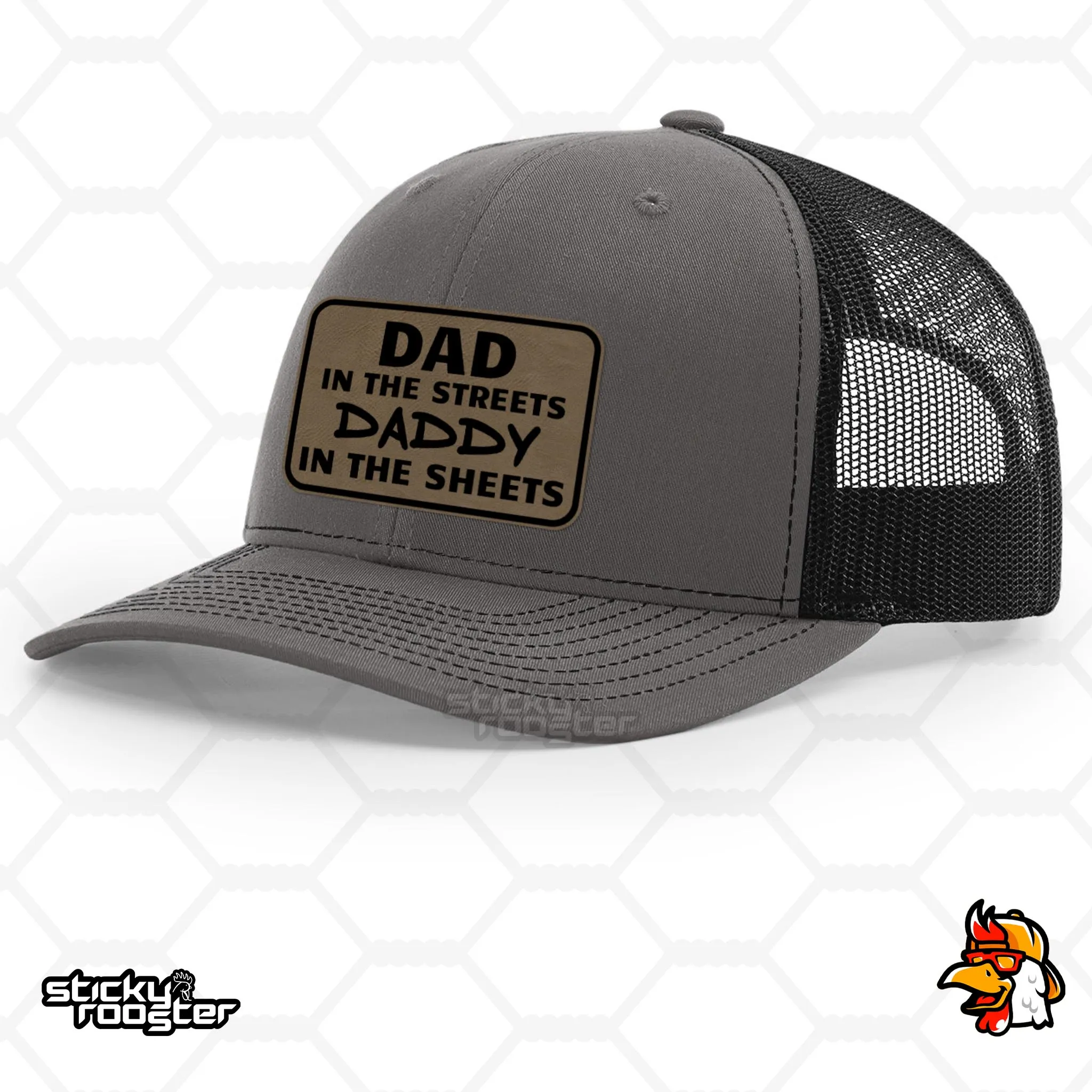 Dad In The Streets Leather Patch hat