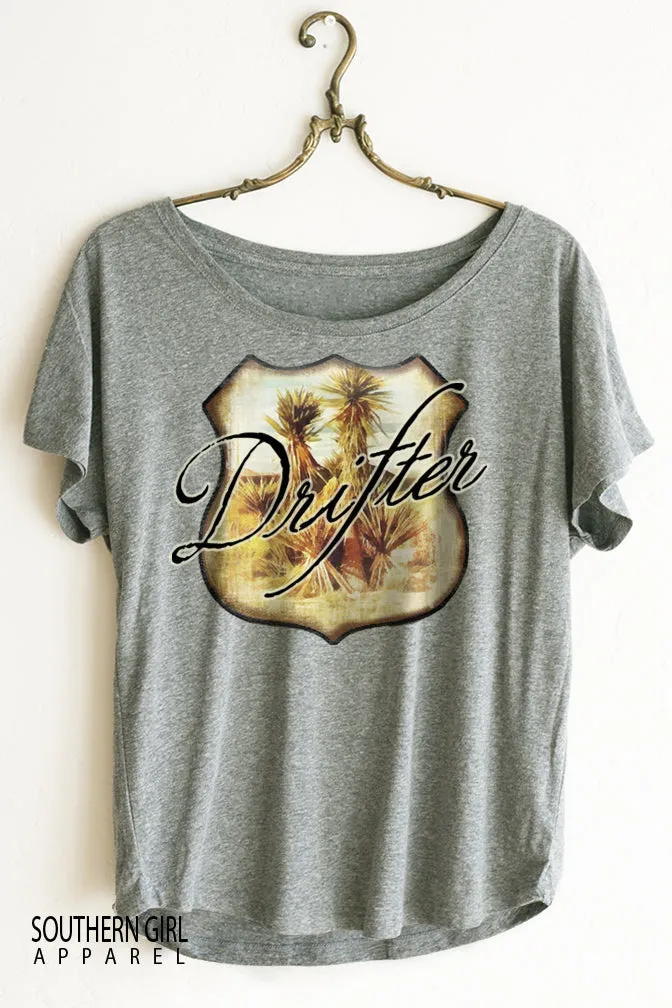 Desert Drifter Scoop Neck Dolman Top