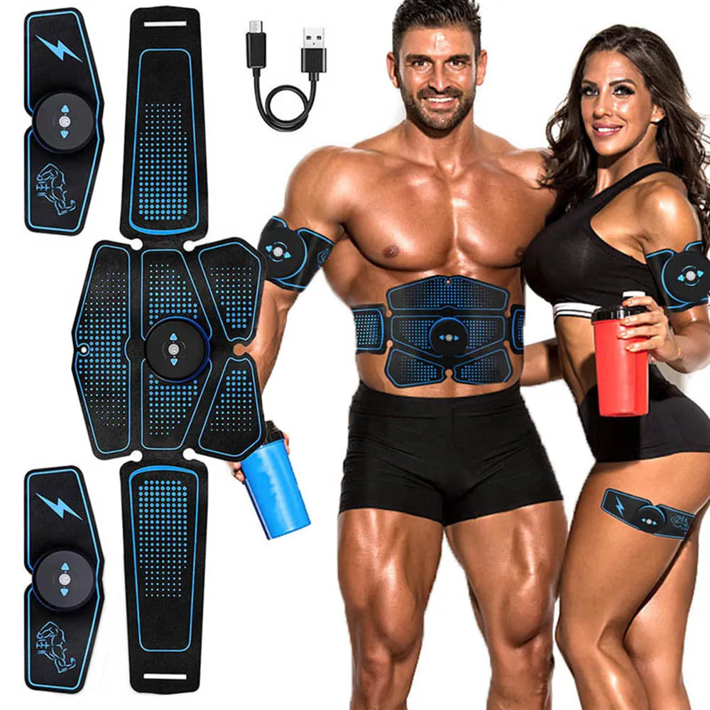 Electric Muscle Stimulator Massage Trainer EMS Exercise Training