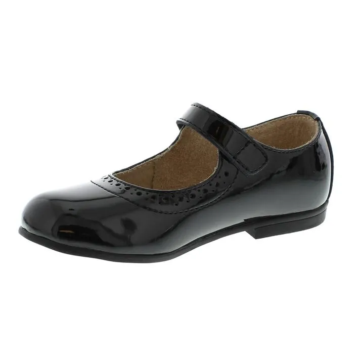 Emma Kid's Mary Jane Shoe - Black Patent