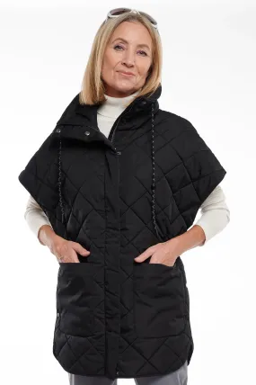 Frandsen Sigrid Extended Shoulder Padded Gilet, Style #710-357