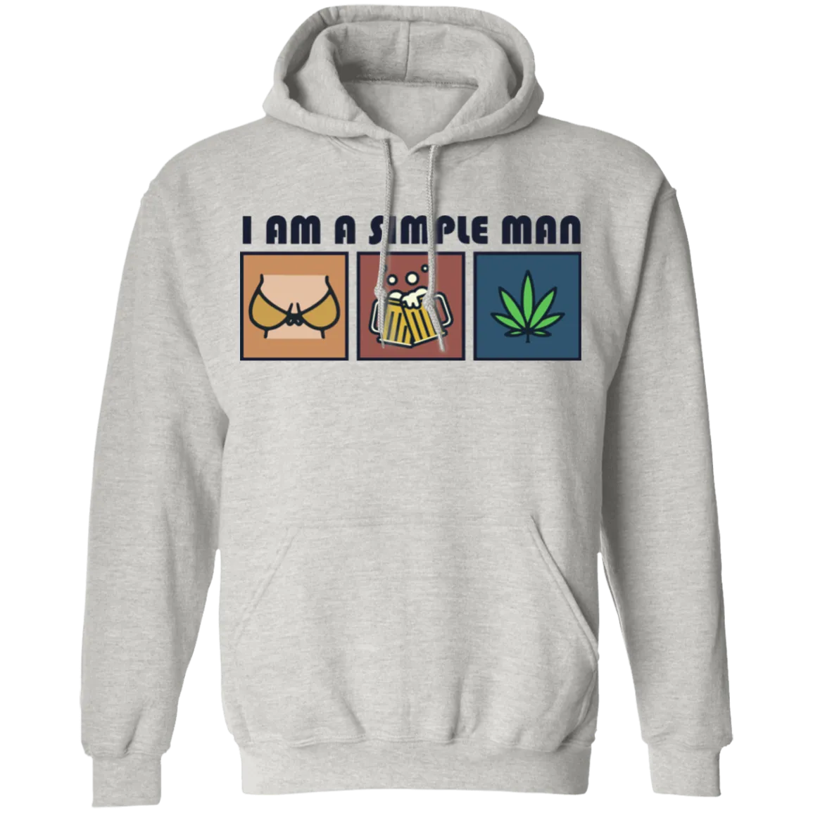 I Am Simple Man Weed Hoodie