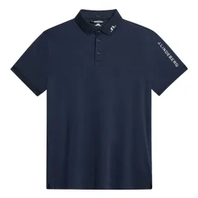 J.Lindeberg Golf Tour Tech Polo Shirt - Navy Melange