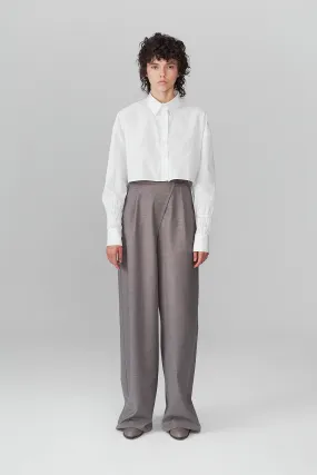 Joana - Beige Wool Pants