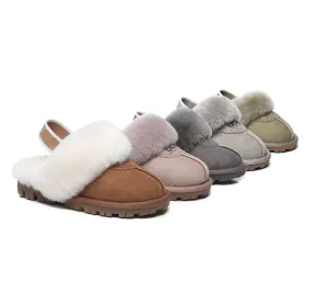 Kids Slingback Ugg Slipper Waffle Plus