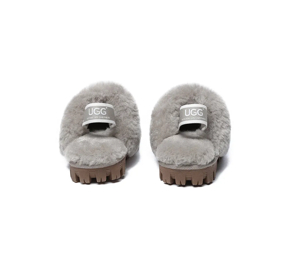 Kids Slingback Ugg Slipper Waffle Plus