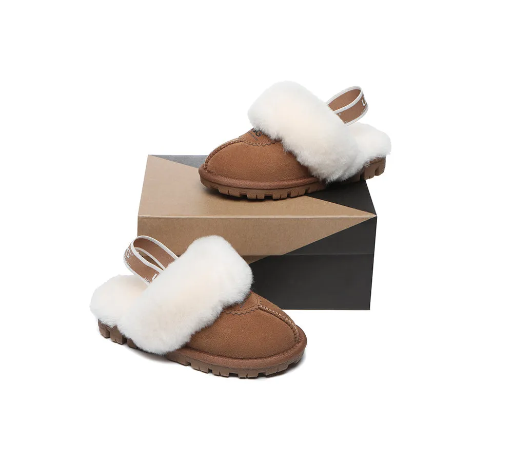 Kids Slingback Ugg Slipper Waffle Plus