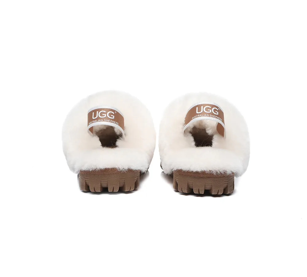 Kids Slingback Ugg Slipper Waffle Plus