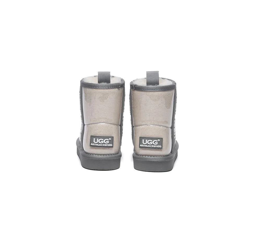 Kids Ugg Boots Clear Waterproof And Shearling Coated Classic