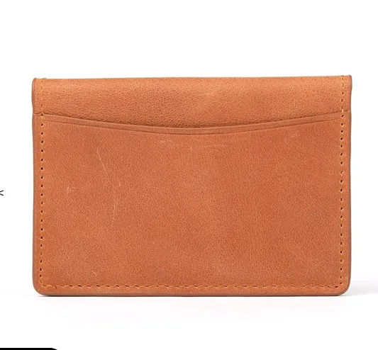 Leather Thread Wallets RFID Bifold Wallet