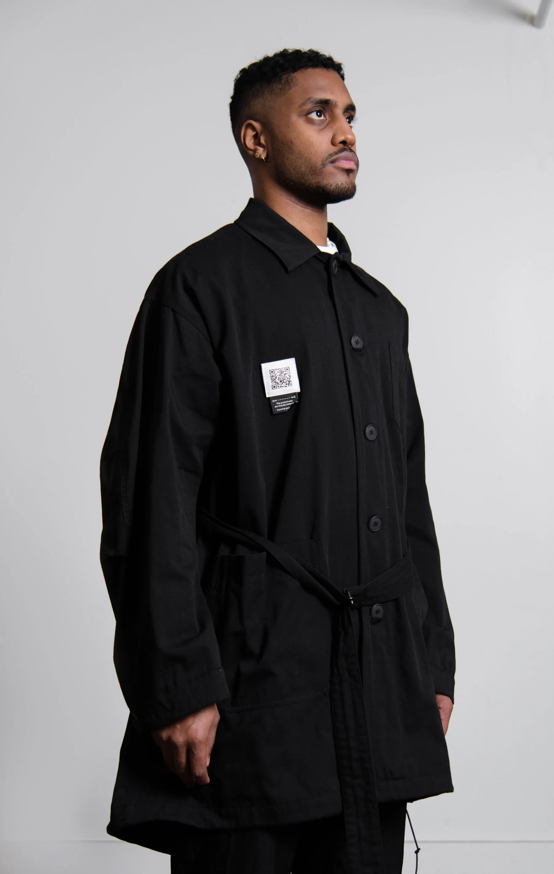 M65 Lab Coat Black FU6-CO-01