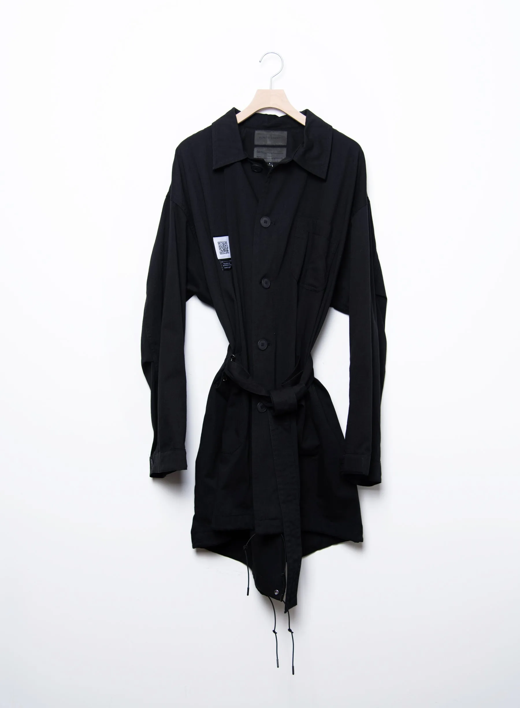 M65 Lab Coat Black FU6-CO-01