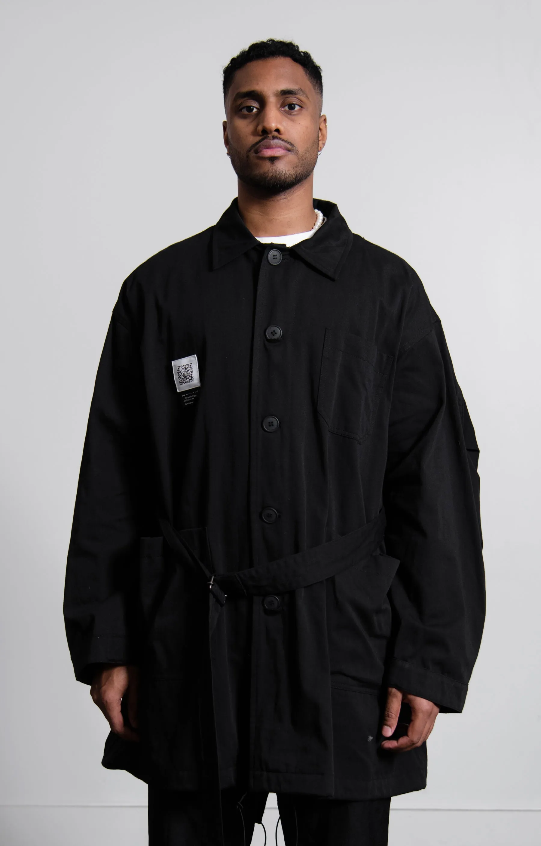 M65 Lab Coat Black FU6-CO-01