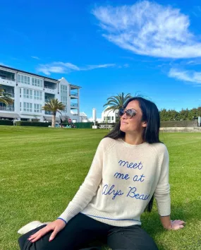 Meet me at Alys Beach Cashmere Sweatshirt