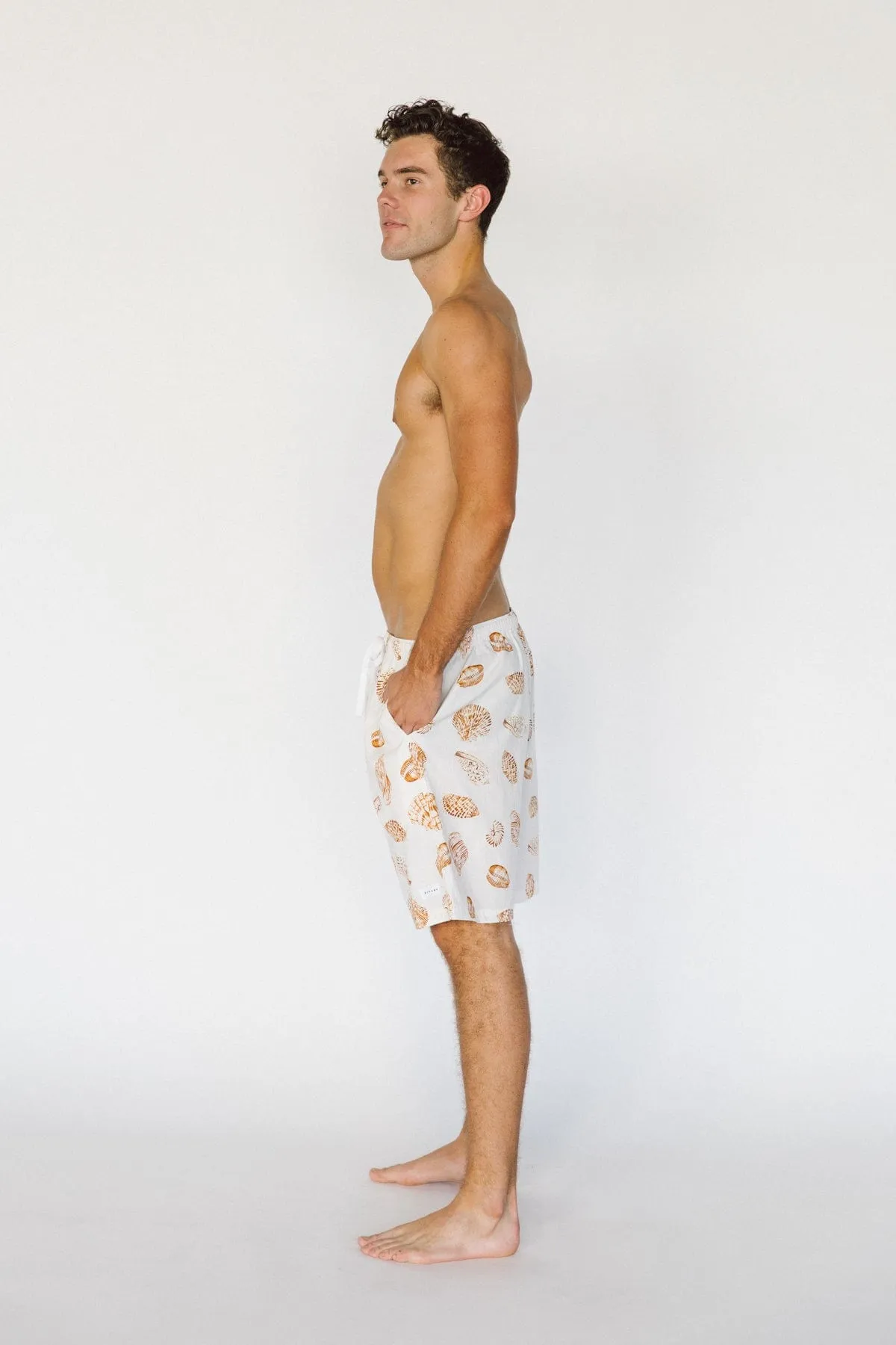 Men’s Boxers - Mid Length - Cotton - Shell