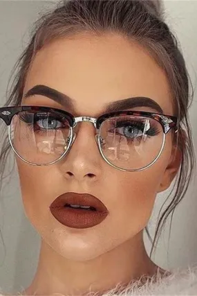 Metal Frame Retro Round Glasses