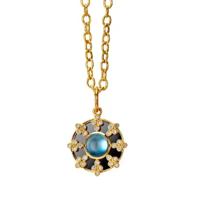 Mogul London Blue Topaz Pendant