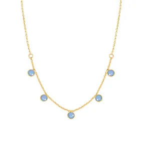 Nilaï LouLou Necklace - Blue