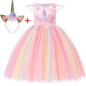 Pink Costume Unicorn Princess Costume Set