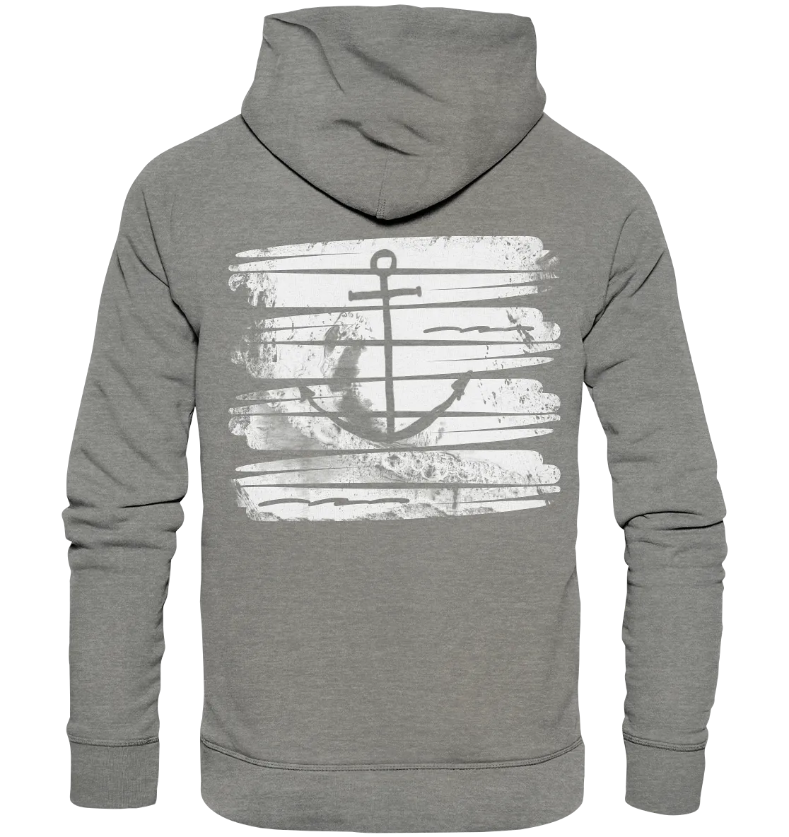 "Anchor Ocean Splash Backtail" - Unisex Premium Organic Hoodie