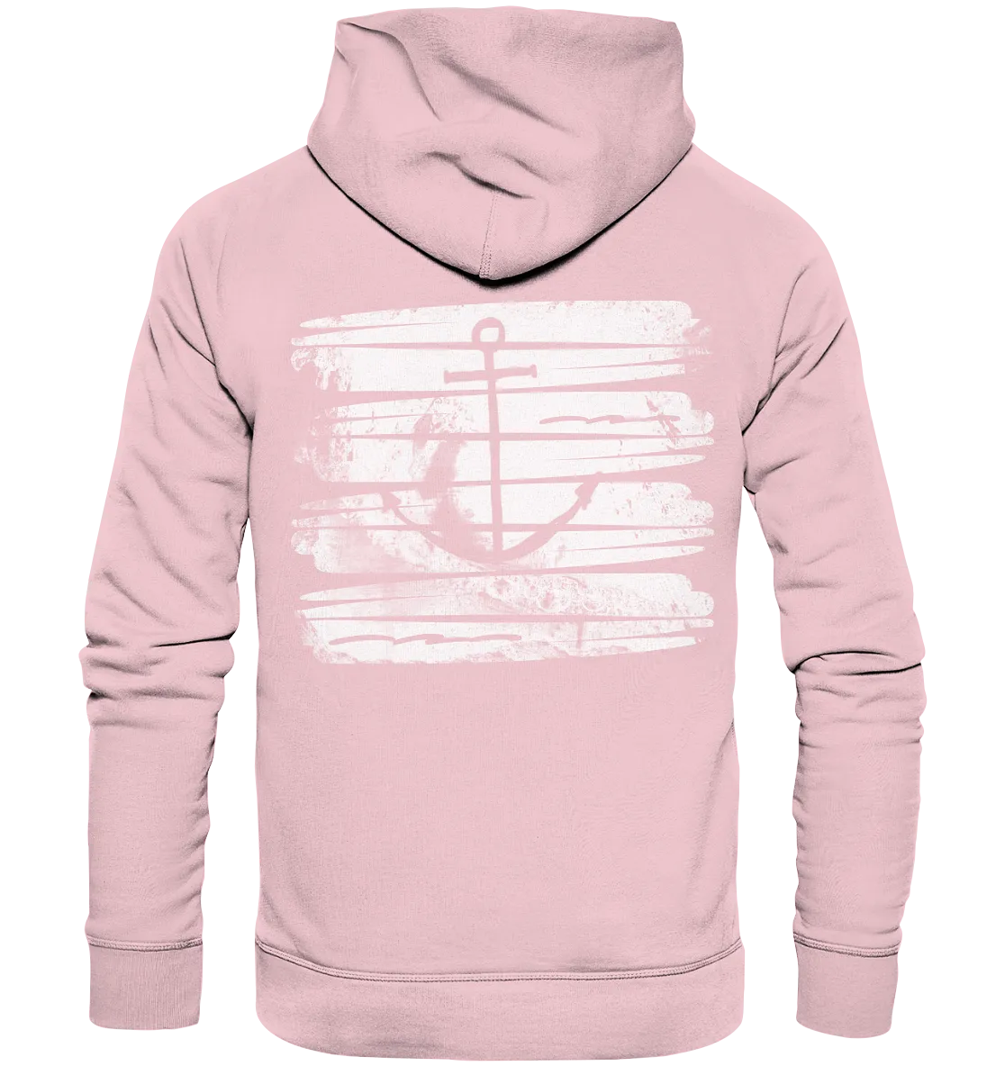 "Anchor Ocean Splash Backtail" - Unisex Premium Organic Hoodie